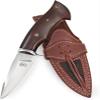 BIGCAT ROAR Predator Hunter D2 Steel - Handmade Fixed Blade Hunting Knife 10" - Walnut Wood Handle & Leather Belt Sheath - Bushcraft Camping Skinning & Survival Knife - Collector Hunter Men Gifts view 1