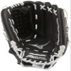 Mizuno girls 12.5" Ball Glove, Black/White Tartan Flex Web, 12.5 US view 2