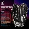 Mizuno girls 12.5" Ball Glove, Black/White Tartan Flex Web, 12.5 US view 3