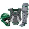 Mizuno Samurai Womens Boxed Catcher's Gear Set, Grey-Forest, 13-15" Women's view 1