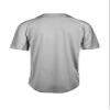 Mizuno Youth Aerolite 2-Button Baseball Jersey, Grey, X-Large view 2