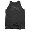Dc Gotham Retro Unisex Adult Tank Top for Men and Women, 2X-Large Charcoal view 1