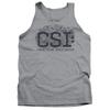 Csi Distressed Logo Unisex Adult Tank Top for Men and Women, 2X-Large Athletic Heather view 1