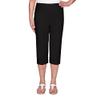 Alfred Dunner womens Plus-size Allure Clam Digger Capri Casual Pants, Black, 16 Plus view 4