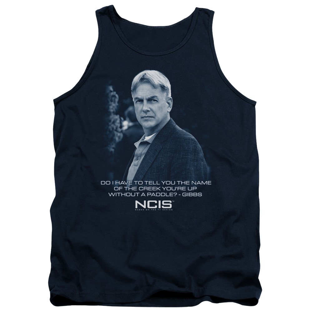 Trevco NCIS Creek Unisex Adult Tank Top for Men and Women, 2X-Large Navy