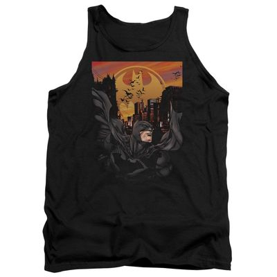 Batman Always On Call Unisex Adult Tank Top for Men and Women, 2X-Large Black