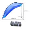 PlayDo Waterproof Teardrop Trailer Awning Portable Car SUV Awning Tent Sun Shelter Canopy for Camping 4 Persons (Blue01) view 2