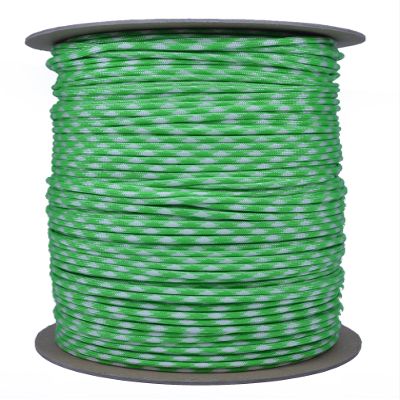 10', 25', 50', 100, 250', 1000' Hanks of Parachute 550 Cord Type III 7 Strand Paracord - Green Valley - 1000 Foot Spools