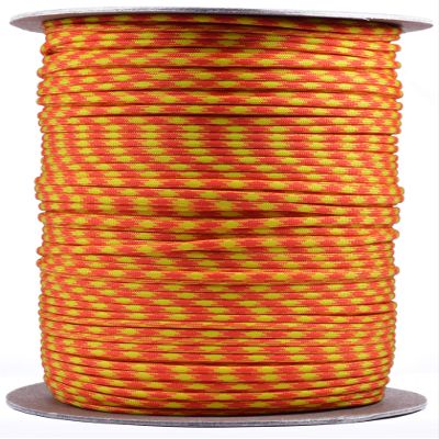 10', 25', 50', 100' Hanks, 250 ft Spool, 1000 Ft Spool of Parachute 550 Cord Type III 7 Strand Paracord - Search and Rescue - 1000 Foot Spool