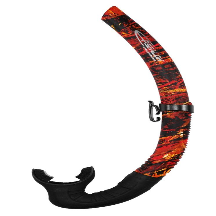 Epsealon SeaQuest Premier Freediving/Spearfishing Snorkel (Red Fusion)
