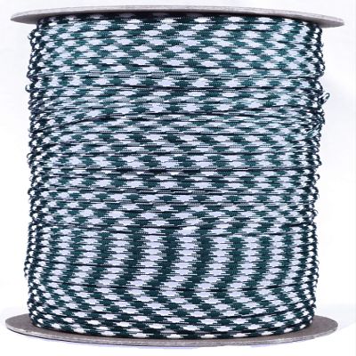 10', 25', 50', 100, 250', 1000' Hanks of Parachute 550 Cord Type III 7 Strand Paracord - Shamrock Frost - 1000 Foot Spool