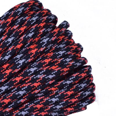 10', 25', 50', 100' Hanks, 250 ft Spool, 1000 Ft Spool of Parachute 550 Cord Type III 7 Strand Paracord - Neon Orange Ninja - 1000 Foot Spool