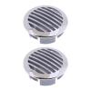 Kesoto 2 Pack 3inch 316 Stainless Steel Round Louvered Air Vent for Marine Boat Replacement 76mm view 1