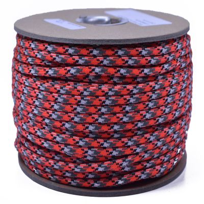 10', 25', 50', 100' Hanks, 250 ft Spool, 1000 Ft Spool of Parachute 550 Cord Type III 7 Strand Paracord - Corrosion - 250 Foot Spool