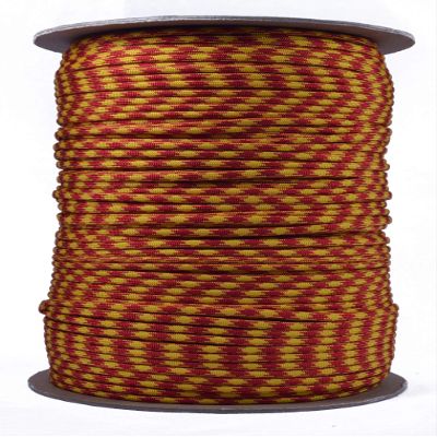 10', 25', 50', 100, 250', 1000' Hanks of Parachute 550 Cord Type III 7 Strand Paracord - USMC - 1000 Foot Spools