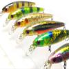 wLure Minnow Crankbait for Bass Fishing Bass Lure Jerkbait Fishing Lure (HM762KB, with Tackle Box) view 1
