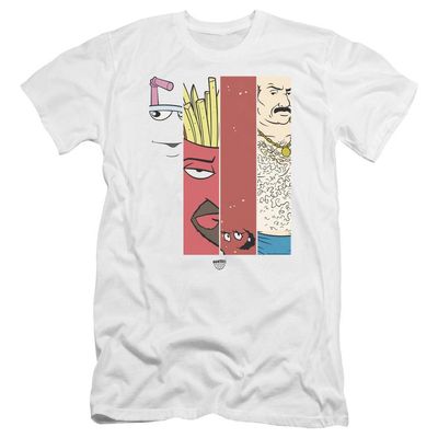 Aqua Teen Hunger Force Group Tiles Unisex Adult Canvas Brand T Shirt for Men and Women, 2X-Large
