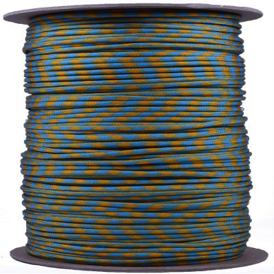 10', 25', 50', 100, 250', 1000' Hanks of Parachute 550 Cord Type III 7 Strand Paracord - Svensk - 1000 Foot Spools