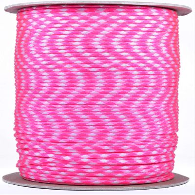 10', 25', 50', 100, 250', 1000' Hanks of Parachute 550 Cord Type III 7 Strand Paracord - Fashionista - 1000 Foot Spools