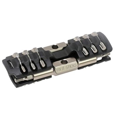 Prestacycle Fixit Sticks Pro Hex Bit Driver Set, Compact T-Handle Ratcheting Tool Kit w/18 Replaceable Bits for Bikes & Repairs - Fix It Sticks Accessories, All-in-One Toolkit