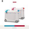 MINNOW Children's Multifuctional Suitcase Elevation Artifact Riding Luggage Box Portable Variable Travel Bed view 2