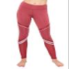 ALWAYS Yoga Pants for Women - High Waisted Mesh with Stripes Stretch Workout Activewear Leggings Wild Ginger M view 2
