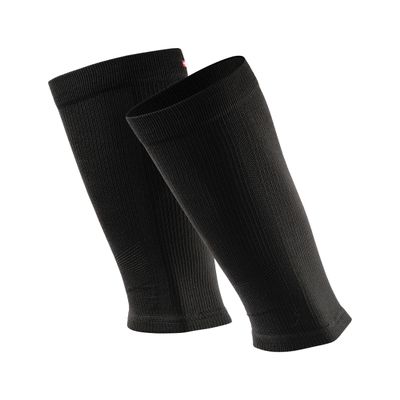 DANISH ENDURANCE Graduated Calf Compression Sleeves (Solid Black 1 Pair, Medium)