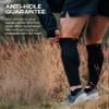 DANISH ENDURANCE Graduated Calf Compression Sleeves (Solid Black 1 Pair, Medium) view 4
