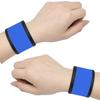 AMNQUERXUS LED Slap Bracelets Light Up Armbands Glow in The Dark Fashing Wristbands Wrist Bands Safety Reflective Running Gear Gifts for Runners Walkers Walking Jogging, Fits Men Women (2-Blue) view 1