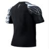 Men's Splice UV Sun Protection UPF 50+ Skins Rash Guard Short Sleeves(Eagle,2XL) view 4