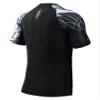 Men's Splice UV Sun Protection UPF 50+ Skins Rash Guard Short Sleeves(Wolf,2XL) view 3