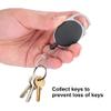 Alomejor Anti-Theft Keychain Retractable Reels Key Holders Chains Key Split Ring for Outdoor view 4