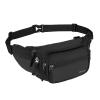 ProCase Fanny Pack Waist Packs for Men Women, Waist Bag Hip Pack for Travel Hiking Running Outdoor Sports -Black, Medium view 1