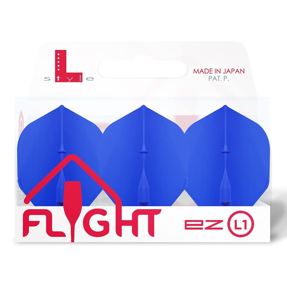 LSTYLE EZ L1 Standard Dart Flights Blue Set of 3