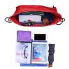 FEPITO 22 Pack Drawstring Bags String Backpack Bulk School Backpacks for Gym Traveling (Red) view 4