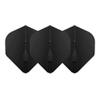 LSTYLE L1 Standard Dart Flights  EZ  Black  1 Set  Pre-Molded view 3