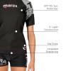 MARES Women's Ultra Skin Short Sleeve Thermal UPF 50+ Diving Water Sports Under Wetsuit & Dry Suit Dive Skin Top, Black, X-Large view 2