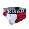 JOCKMAIL Low Rise Mens Sexy Underwear Mesh Breathable Sexy Men Briefs Male Panties for Men (XXL, Red) view 1