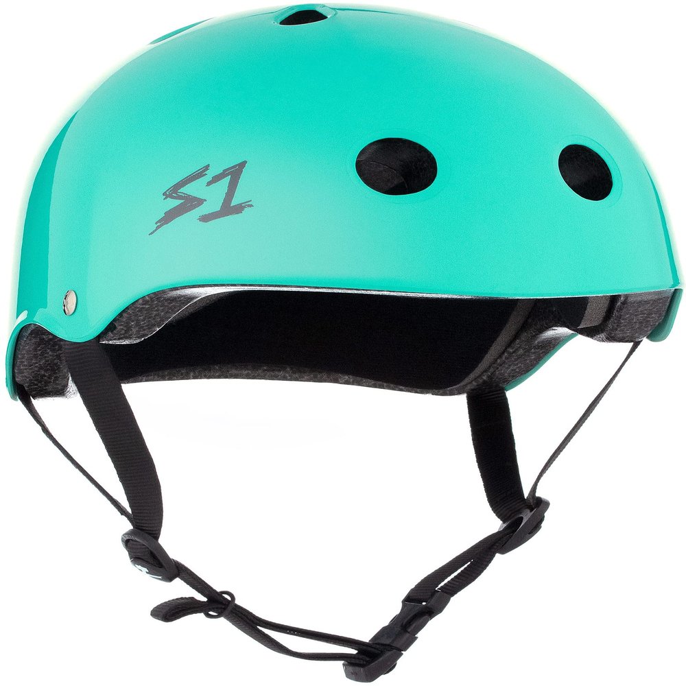 S1 Lifer Helmet for Skateboarding, BMX, and Roller Skating - EPS Fusion Foam, CPSC & ASTM Certified - Lagoon Gloss X-Large (22.5")
