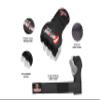 Padded Gel Inner Boxing Gloves for Men and Women with Long Elasticated Hand Wraps for Punching, Boxing, MMA, Muay Thai, Kickboxing and Martial Arts Training Pair (Black, Medium) view 4