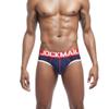 JOCKMAIL Low Rise Mens Sexy Underwear Mesh Breathable Sexy Men Briefs Male Panties for Men (L, Navy) view 1
