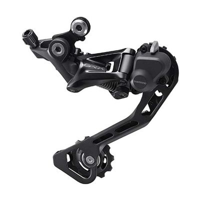 Shimano GRX RD-RX400 GRX 10-Speed Rear derailleur, Shadow+, for Double, Black