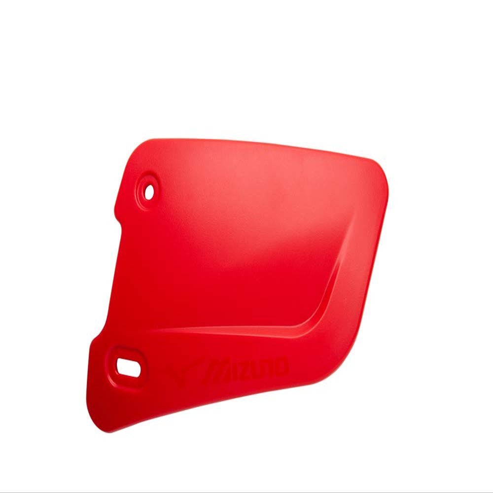 Mizuno Batters Face Protector, Red, Left Hand Batter