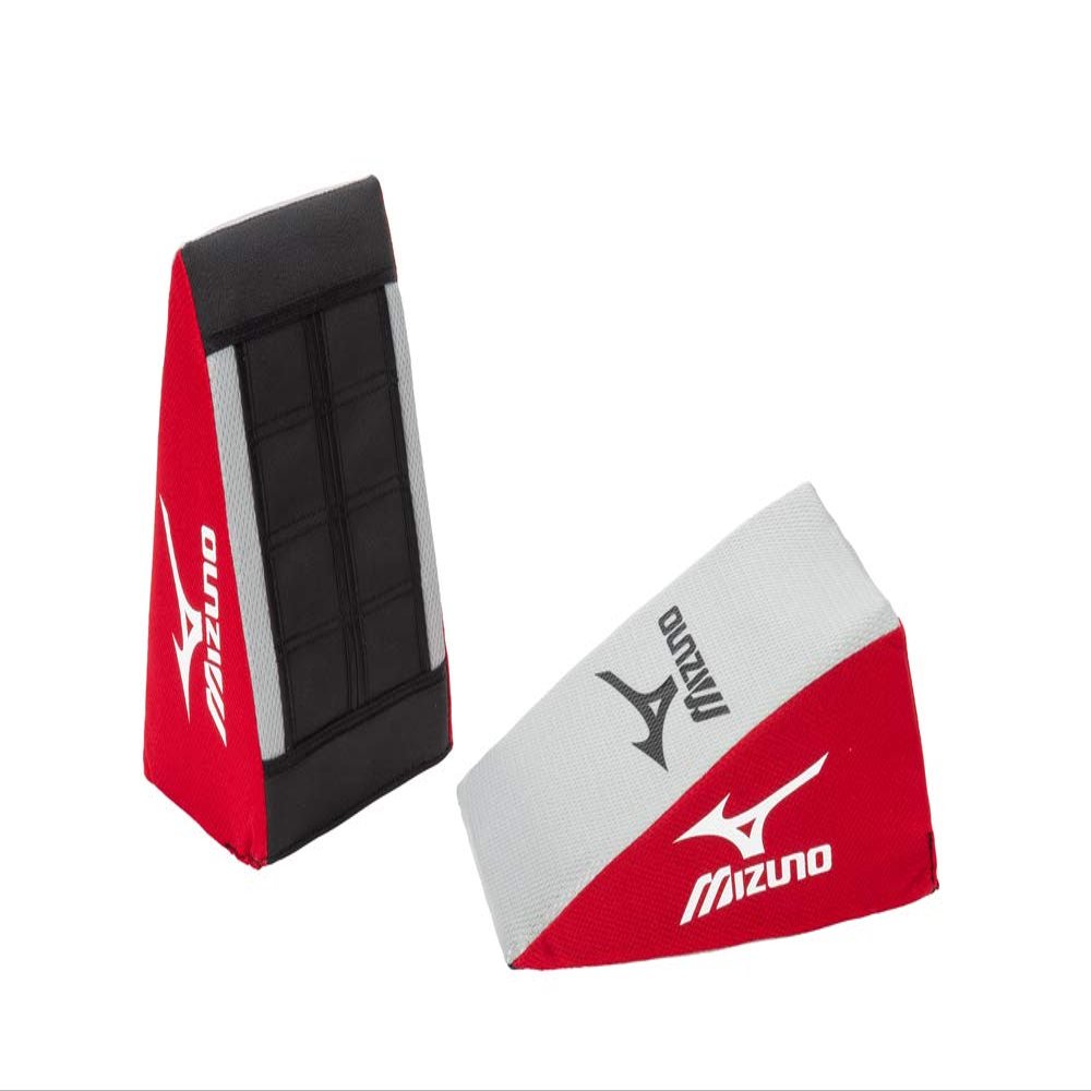 Mizuno Runbird Catcher's Knee Wedge, Red-Grey, Large