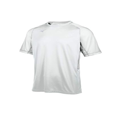 Mizuno Youth Aerolite Crew Baseball Jersey, White, Large