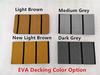ZY 2003&2009 Moomba - 1pc- 69 3/16 x 25 9/16 Swim Platform Pad 6mm Boat EVA Teak Decking 1/4" 6mm (Medium Grey with Black Lines) view 2