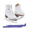 Jackson Ultima Excel JS1290 Women's Ice Skates Width: Medium - C/Size: Adult 6.5 Bundle with Skate Guards view 1