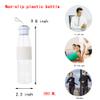CShopping Sport Water Bottle 20 oz/580ml, Reusable Tritan Water Bottle with Spill Resistant Lid and Non-Slip Sleeve, Leak Proof Drinking Bottle, Clear Bottles with Anti-Slip Silicon Pad, 4 Pack view 2