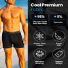 Chill Boys - Cool, Comfortable & Breathable Mens Underwear - Men's Boxers (Small, Red) - Imported 95% Viscose from Bamboo / 5% Spandex view 4