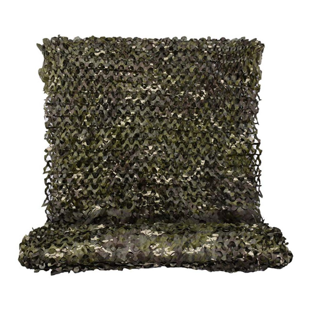 LIYFF-Tarps Camo Netting - Woodland Army Mesh, Camouflage Net Oxford Fabric UV Resistant Shade Blinds for Camping Shooting Hunting, Military Themed Party Decoration